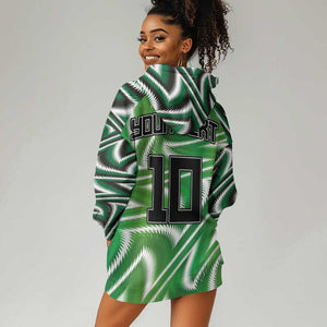 Custom Nigeria Football Hoodie Dress Sporty Super Eagles