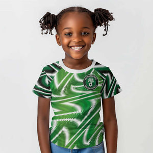 Custom Nigeria Football Kid T shirt Sporty Super Eagles
