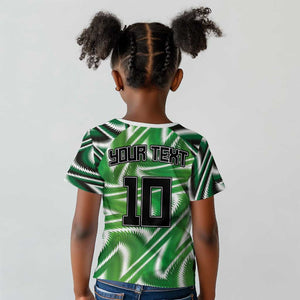 Custom Nigeria Football Kid T shirt Sporty Super Eagles