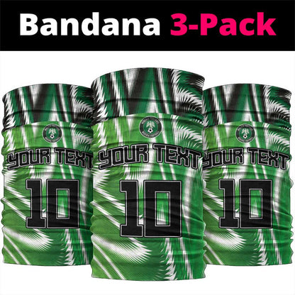 Custom Nigeria Football Neck Gaiter Sporty Super Eagles LT03