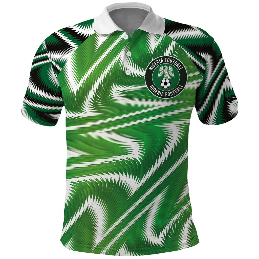 Custom Nigeria Football Polo Shirt Sporty Super Eagles