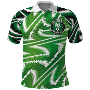 Custom Nigeria Football Polo Shirt Sporty Super Eagles