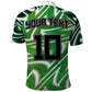 Custom Nigeria Football Polo Shirt Sporty Super Eagles