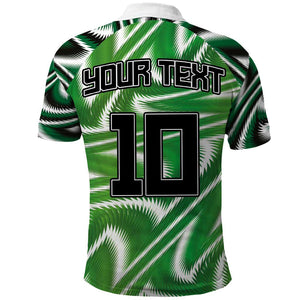 Custom Nigeria Football Polo Shirt Sporty Super Eagles