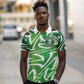 Custom Nigeria Football Polo Shirt Sporty Super Eagles