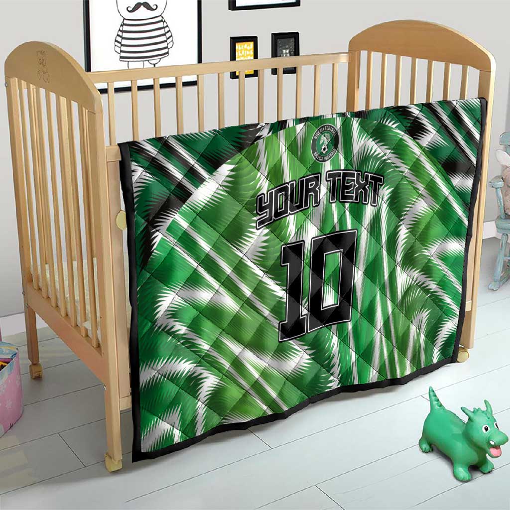 Custom Nigeria Football Quilt Sporty Super Eagles