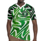 Custom Nigeria Football Rugby Jersey Sporty Super Eagles
