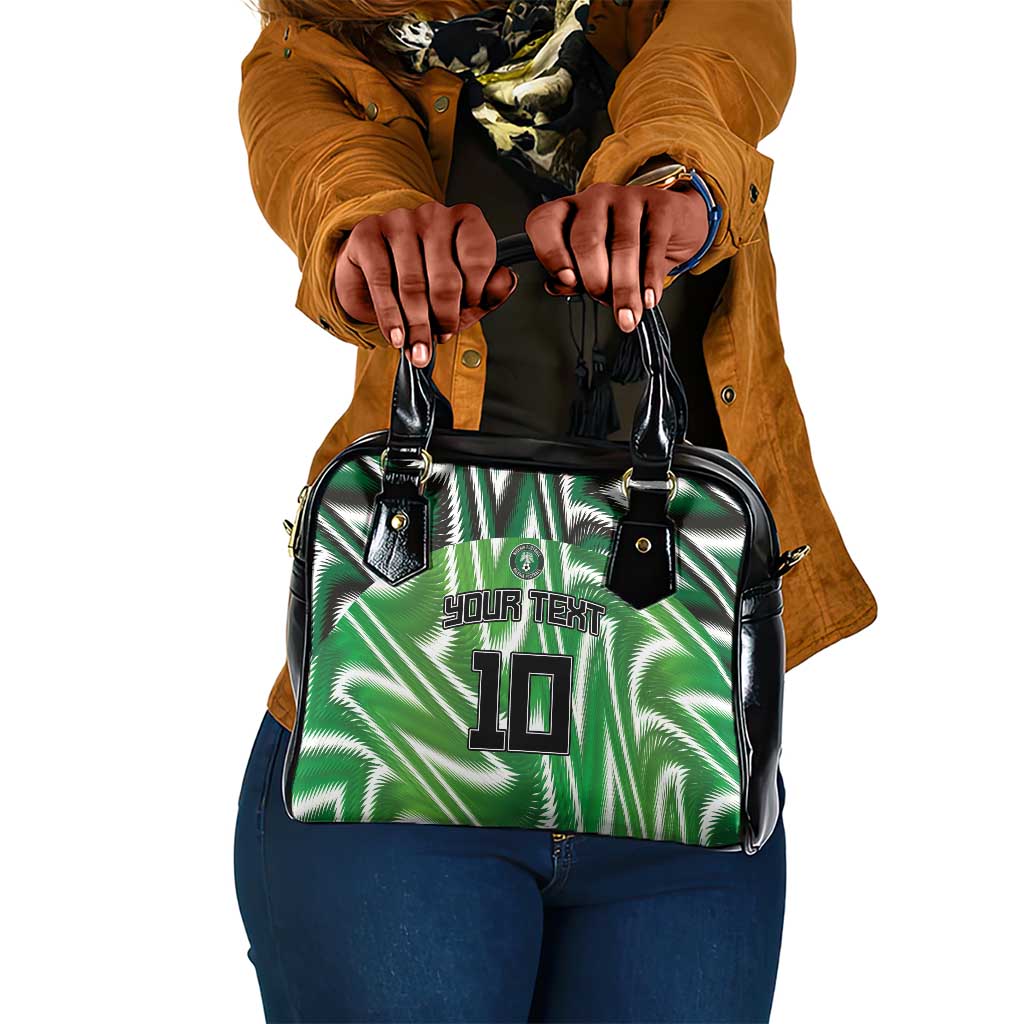 Custom Nigeria Football Shoulder Handbag Sporty Super Eagles