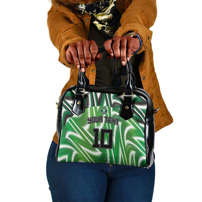 Custom Nigeria Football Shoulder Handbag Sporty Super Eagles