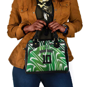 Custom Nigeria Football Shoulder Handbag Sporty Super Eagles