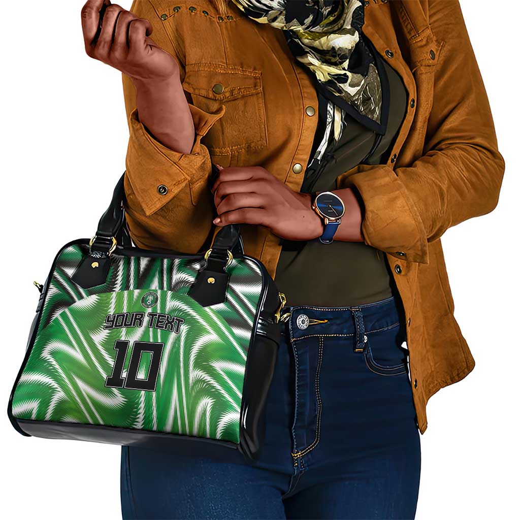 Custom Nigeria Football Shoulder Handbag Sporty Super Eagles