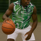 Custom Nigeria Football Sleeveless Zip Hoodie Sporty Super Eagles - African Pride