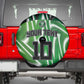 Custom Nigeria Football Spare Tire Cover Sporty Super Eagles