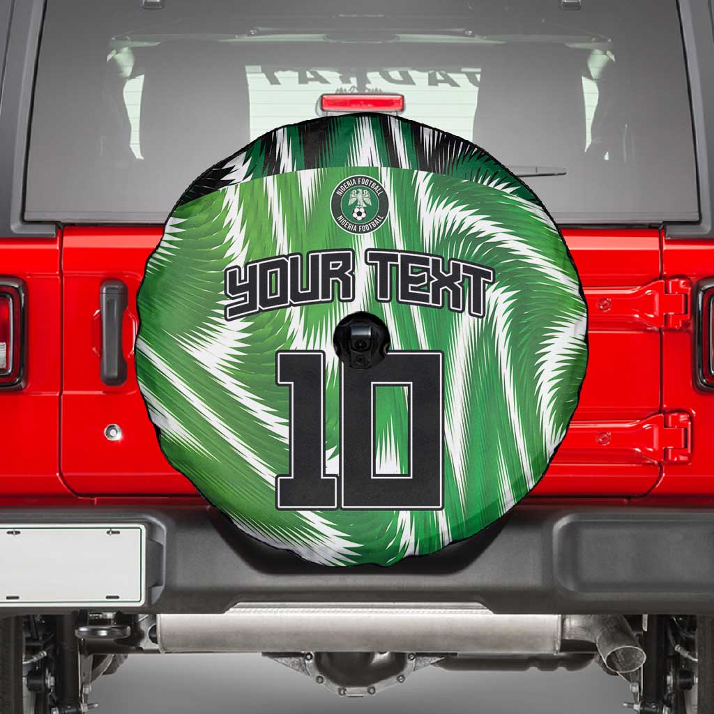 Custom Nigeria Football Spare Tire Cover Sporty Super Eagles
