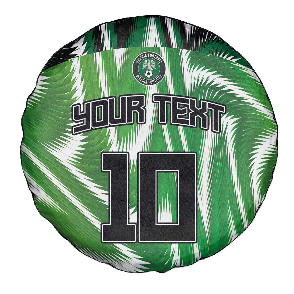 Custom Nigeria Football Spare Tire Cover Sporty Super Eagles