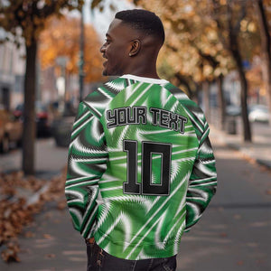 Custom Nigeria Football Sweatshirt Sporty Super Eagles