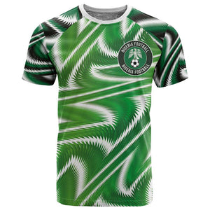 Custom Nigeria Football T shirt Sporty Super Eagles