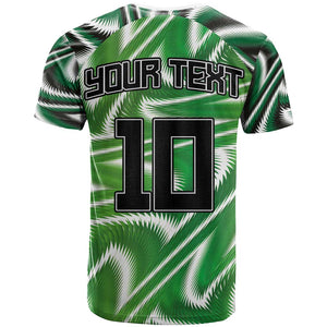 Custom Nigeria Football T shirt Sporty Super Eagles
