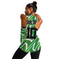 Custom Nigeria Football Women Racerback Tank Sporty Super Eagles