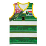 Custom South Africa Football Basketball Jersey King Protea with African Heritage Stripes Style