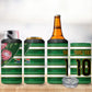 Custom South Africa Football 4 in 1 Can Cooler Tumbler King Protea with African Heritage Stripes Style