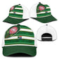 South Africa Football Classic Cap King Protea with African Heritage Stripes Style