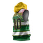Custom South Africa Football Sleeveless Hoodie King Protea with African Heritage Stripes Style