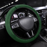 South Africa Football Steering Wheel Cover King Protea with African Heritage Stripes Style