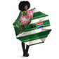 South Africa Football Umbrella King Protea with African Heritage Stripes Style