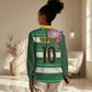 Custom South Africa Football Women Casual Shirt King Protea with African Heritage Stripes Style