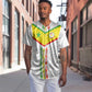 Custom Senegal Football Baseball Jersey Tricolor African Stripes Motif Sporty Style - African Pride