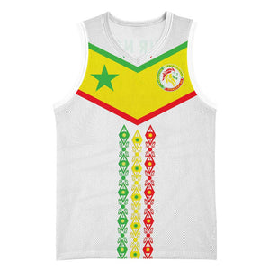 Custom Senegal Football Basketball Jersey Tricolor African Stripes Motif Sporty Style - African Pride