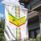 Custom Senegal Football Garden Flag Tricolor African Stripes Motif Sporty Style - African Pride