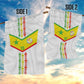Custom Senegal Football Garden Flag Tricolor African Stripes Motif Sporty Style - African Pride