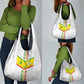 Custom Senegal Football Grocery Bag Tricolor African Stripes Motif Sporty Style - African Pride