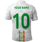 Custom Senegal Football Polo Shirt Tricolor African Stripes Motif Sporty Style - African Pride