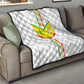 Custom Senegal Football Quilt Tricolor African Stripes Motif Sporty Style - African Pride