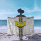 Custom Senegal Football Sarong Tricolor African Stripes Motif Sporty Style - African Pride