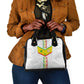 Custom Senegal Football Shoulder Handbag Tricolor African Stripes Motif Sporty Style - African Pride