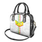 Custom Senegal Football Shoulder Handbag Tricolor African Stripes Motif Sporty Style - African Pride