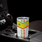 Custom Senegal Football Tumbler Cup Tricolor African Stripes Motif Sporty Style - African Pride