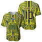 South Africa Rugby Custom Baseball Jersey Springbok with King Protea Inspired by African Heritage