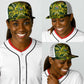 South Africa Rugby Baseball Net Cap Springbok with King Protea Inspired by African Heritage