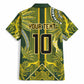 South Africa Rugby Custom Hawaiian Shirt Springbok with King Protea Inspired by African Heritage