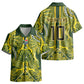 South Africa Rugby Custom Kid Hawaiian Shirt Springbok with King Protea Inspired by African Heritage