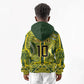 South Africa Rugby Custom Kid Hoodie Springbok with King Protea Inspired by African Heritage