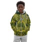 South Africa Rugby Custom Kid Hoodie Springbok with King Protea Inspired by African Heritage