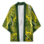 South Africa Rugby Custom Kimono Springbok with King Protea Inspired by African Heritage