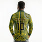 South Africa Rugby Custom Long Sleeve Polo Shirt Springbok with King Protea Inspired by African Heritage