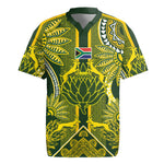 South Africa Rugby Custom Rugby Jersey Springbok with King Protea Inspired by African Heritage